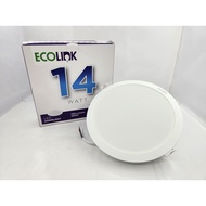 ECOLINK 14W LED DOWNLIGHT WARM WHITE YELLOW ECOLINK 14W WARM WHITE CEILING LIGHT/