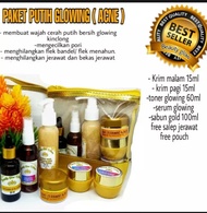 Beauty GLow Farma  Ori 5in1 // Paket Acne GLowing Free SaLep Jerawat