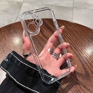 Premium TPU transparent soft case hp OPPO A5 PRO A3X A3 Pro A60 Reno 13F 12 Pro 12F 11 Pro 11F A16 R