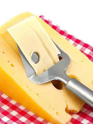 Stainless Steel Cheese Slicer Heavy Duty Plane Cheese Cutter Non-Stick Cheese Slicer Knife Server