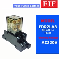 FIF Relay FDR2 HH62P-L FDR4 HH64P-L  FDR2LD3  FDR2LA8 FDR4LD3  FDR4LA8 AC220V DC24V intermediate rel