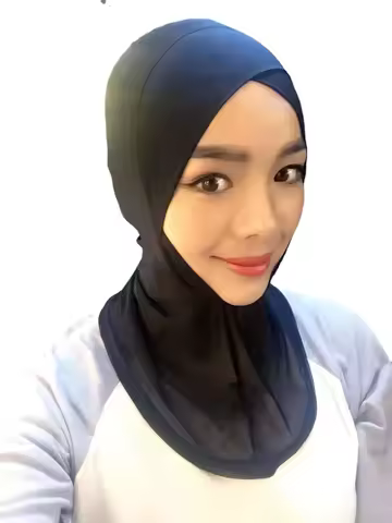 Muslim Ninja Underscarf Summer Super Gauze HAWEI Round Crossover Women Soft Breath islamic Cap