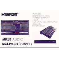terlaris Mixer Audio 24 Channel HARDWELL M 24 Pro / M24 PRO Original