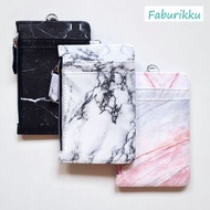 Marble Zip Premium Ezlink Cardholder Portrait