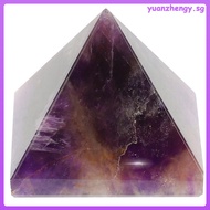 【 】 Pyramid Desk Ornament Egyptian Decor Crystal for Home Desktop Office