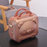 14吋手提行李箱 女學生化妝小箱子 小型輕便密碼鎖箱