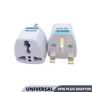 3 Pin Universal Adapter Plug Head UK 3 Pin Malaysia China Plug Socket US/EU/AU Plug to UK Plug