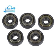 626Z 6mm x 19mm x 6mm Shielded Radial Miniature Deep Groove Ball Bearing 5 Pcs
