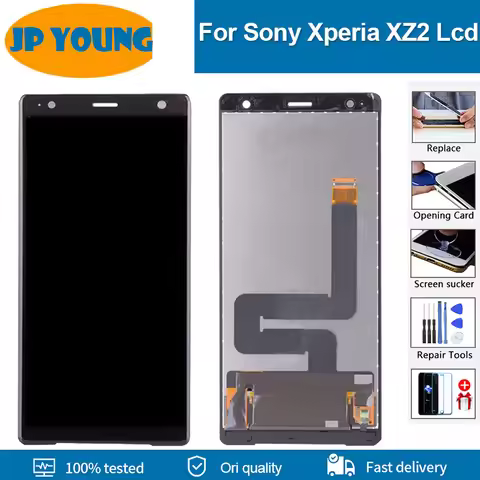 5.7'' Original LCD For Sony Xperia XZ2 XZ2H 8266 H8216 H8296 H8276 702SO Touch Screen Digitizer Pane