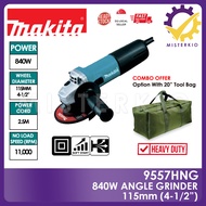 MAKITA 9557HNG, 115mm Makita Angle Grinder,  Corded 4.5" Angle Grinder, 9557