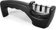 Knife Sharpener, Blade Sharpener, 3-Stage Manual Knife Sharpener for Polishing, Sharpening and Repai