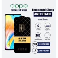 Tempered Glass Esd Anti Static Oppo A5 2020 A9 2020 A1 A2 A3 Pro A3x A5 Pro A5i A5x A1k A3s A5s A7 A