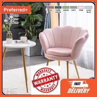 🔥Hot sale🔥 THE Modern Lotus Velvet Petal Chair Sofa Chair Armchair Makeup Chair With Steel Leg Nordi