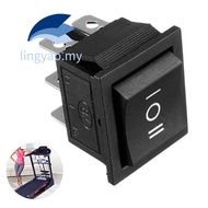 6 Pin 3 Position Boat On-Off-On Momentary Rocker Switch DPDT 16A 250V AC