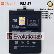 Baterai Batre  BM 47 Xiaomi Redmi 4x / Redmi 3x / Redmi 3s / Redmi 3 pro Batre BM47