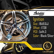 Advanti Ignition 18x8.0JJ 5x114.3 Silver/ Gunmetal
