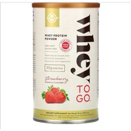 Solgar Whey To Go, Whey Protein Powder, Vanilla, 33 oz (936 g)