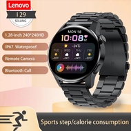 Lenovo 2023 GT3 Smart Watch Men Bluetooth Call Fitness Tracker Ip67waterproof Smart Watch Blood Oxygen Heath Monitor Women Watch