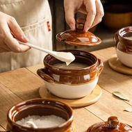 Double-Ear Ceramic Lard Jar High Temperature Resistant Chili Oil Jar Household Oil Spicy Jar Kitchen