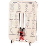 Learn Knot Training Board Knot Tying kit Learn to Tie Knot Training Board 16 Knotting Methods for Be