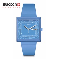Swatch Bioceramic What If? WHAT IF...SKY SO34S700 Blue Biosourced Strap Watch