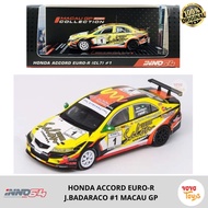 Inno 1/64 HONDA Accord Euro-R CL7 J Badaraco Macau GP 2020 1 CTM