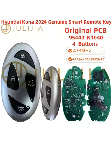 For Hyundai Grandeur ID 4A Chip 4+1Buttons 2023 Genuine PCB Smart Remote Key 433MHz NCF29Ax After ma