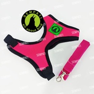BERKUALITAS SEMPATI Rompi Kucing Harness + Tali Tuntun Rompi Baju Kucing Anjing Murah Cat Dog Leash