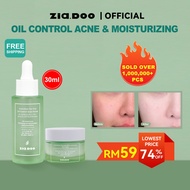 ZIA.DOO Australian Tea Tree Oil Control Acne Whitening Moisturizing 8D Cream (15g) + Acne Serum (30m