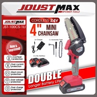 JoustMax 24V Mini Chainsaw Cordless Rechargeable Battery Replacement Lithium-Ion Battery