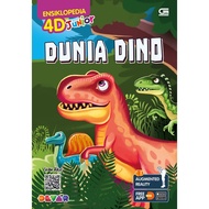 Gramedia - Junior 4D Encyclopedia: Dino World (Dino World) Devar Entertainment
