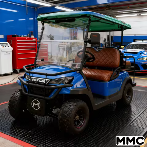 Four-wheel drive electric golf cart, 48V/60V power options, 2/4/6/8 seats, top speed 63 km/h, high-s