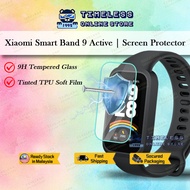 Xiaomi Smart Band 9 Active Screen Protector, Tempered Glass & Hydrogel TPU (Soft Film), Xiao Mi 9act