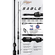 Blood sable 165 180 carbon solid fishing rod 5-12lb rod spinning