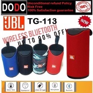 【Ready Stock】✁JBL T113 Bluetooth Speaker Wireless Super Bass Outdoor Portable FM/TF/USB 3D Su