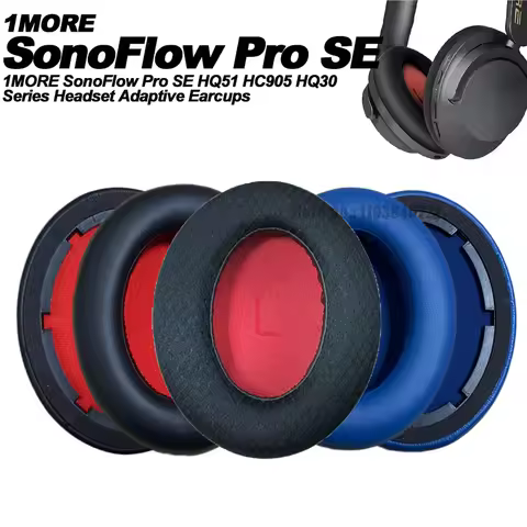 Sponge Protective Case Ear pads for 1MORE SonoFlow,SonoFlow SE Earphones Durable Soft Cover Noise Re