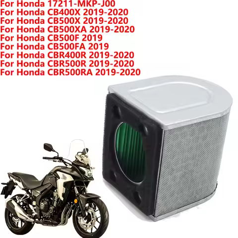Air Filter Cleaner Reuseful Element For Honda CB400X CB500XCB500XA CB500F CB500FA CBR400R CBR500R CB