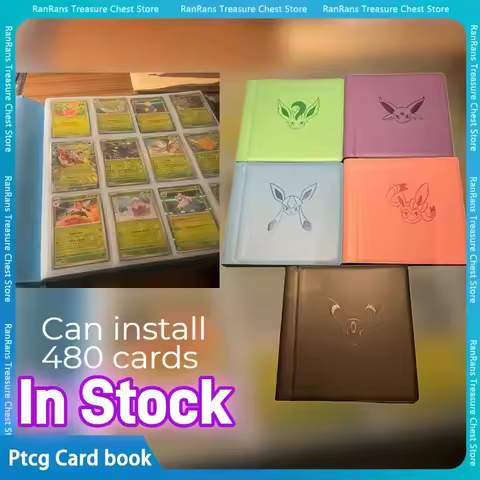 New Game Ptcg Card Chinese Ibrahimovic Advanced Gift Box Reib Fire Eevee Custom Card Book Eevee Wate