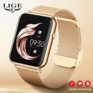 ZZOOI LIGE 2023 Fashion Smart Watch Women Call Reminder Blood Pressure Clock Body Temperature Sport Bracelet Waterproof Smartwatch Men