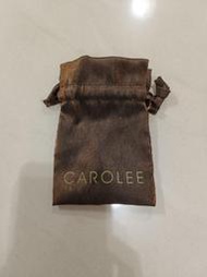 【二手衣櫃】CAROLEE 咖啡色 束口防塵袋 9cm*13cm 束口袋 收納袋 飾品袋 項鍊袋 首飾袋 珠寶袋 包裝袋