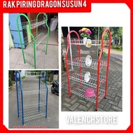 4-Tier Dragon Plate Rack / Dragon Plate Rack 4-Tier Plate Rack Plate Rack/ 4-Tier Dragon Rack/