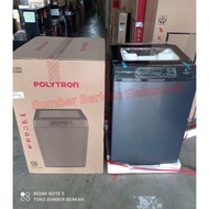 Mesin cuci polytron 1 tabung 10 kg low watt 350watt TOP LOADING seri baru 10 KG PAW 1028
