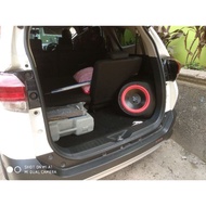 Box speaker subwoofer sudut mobil Rush 10-12 inch