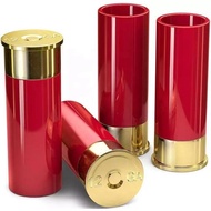 12 Ounce Shot Glass，4 Pieces，1.5 Ounce capacity，Red and gold reusable wine set classic shape custom 