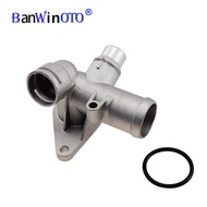 06B121132E Aluminium Engine Cooling Radiator Coolant Hose Connector Flange Water Outlet Pipe For Aud