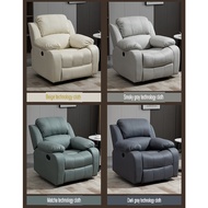 READY STOCK PU Recliner Leather Lazy Chair Ergonomic 1 & 2 Seater chair