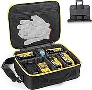 Luxtude Extra Large Battery Holder Case for DEWALT 20V/ 60V MAX XR &Charger, Tool Bag for DEWALT Hol