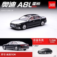 JKM 1/64 Audi A8L Horch Diecast car Car Model Simulation Alloy Diecast Car Children and Boys Collect