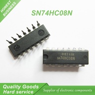 10pcs 74HC08N SN74HC08N 74HC08 SN74HC08 DIP-14 Logic Gates QUAD 2-INPUT AND GATE new