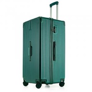 22吋墨綠色直角拉鍊款603行李箱